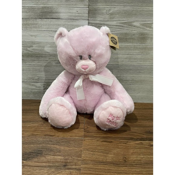 The Petting Zoo My 1st Teddy Pink Stuffed Bear Plush NWT* - Picture 1 of 16